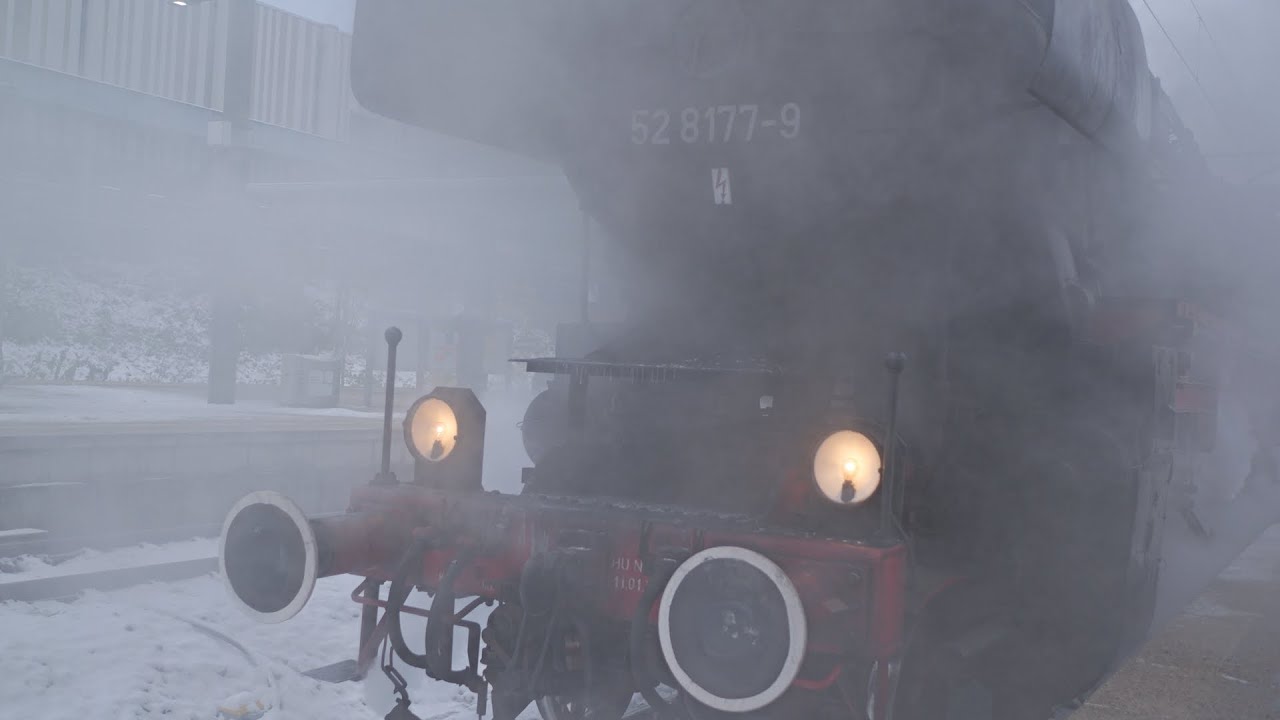 Berlin macht Dampf 2023-  Nikolausrundfahrt bei Schnee-