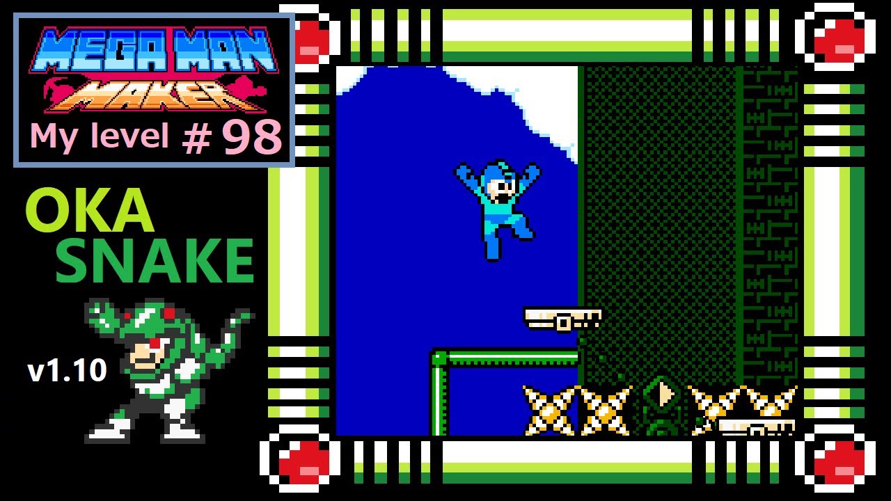 ロックマンメーカー自作ステージ【Megaman maker my level】98