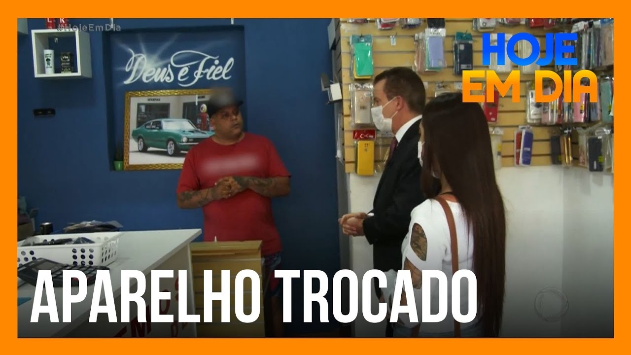 Patrulha do Consumidor: Cliente reclama que celular deixado para conserto foi trocado