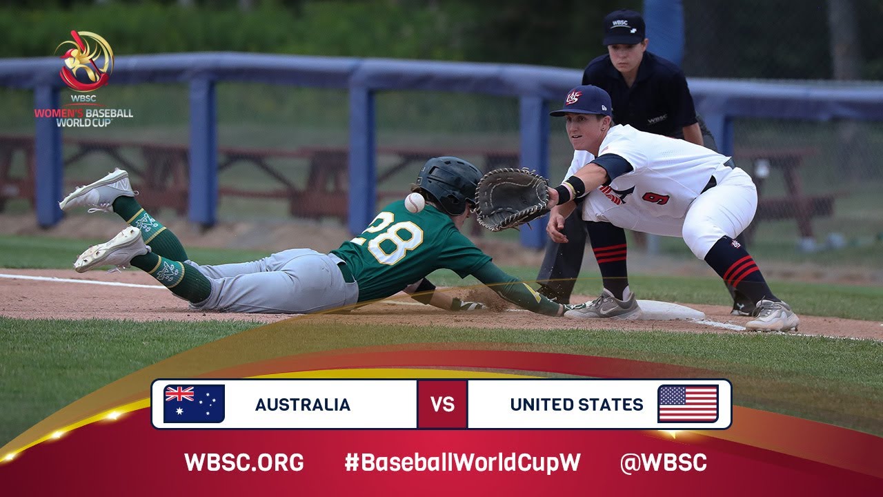 HIGHLIGHTS - Australia vs. USA &ndash; WBSC Women's Baseball World Cup