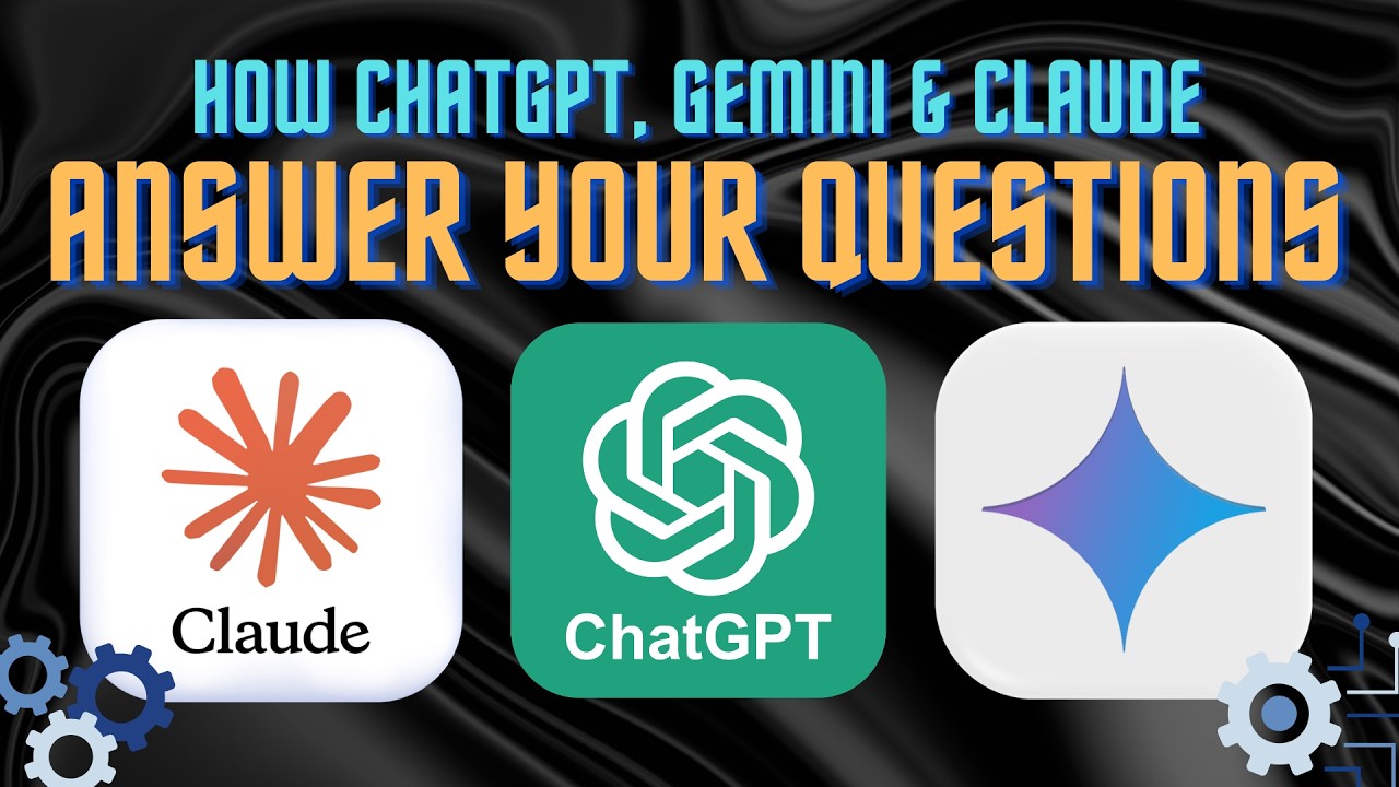 How ChatGPT, Gemini & Claude Answer Your Questions in Seconds | AI Explained in Simple Terms