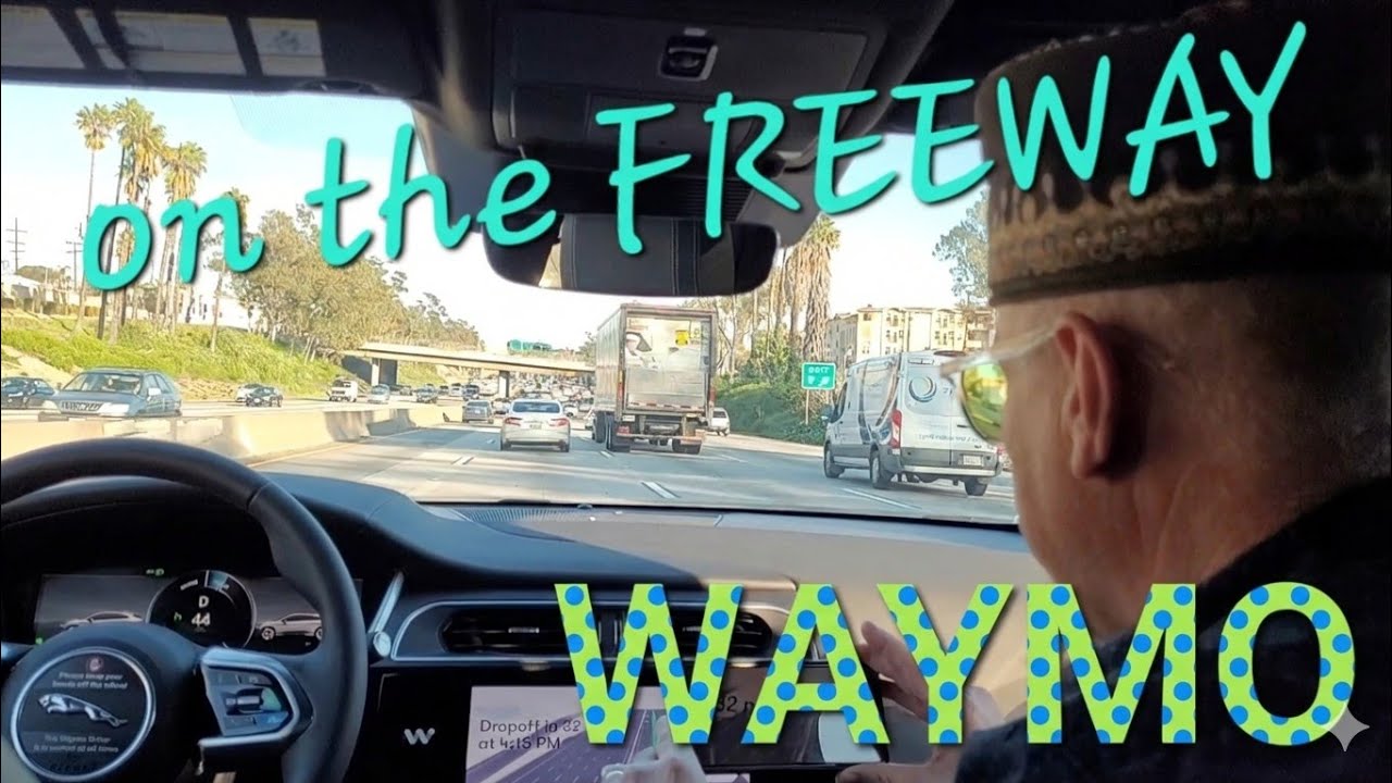 On The Freeway in a WAYMO