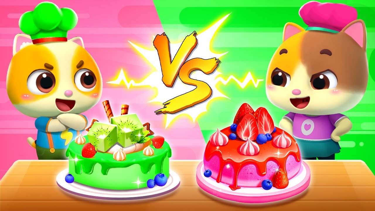 ミミVSティミー　おいしいケーキはいかがですか～ | 子供の歌メドレー | 子どもの歌 | 童謡 | ネコネコファミリー | ミャウミファミリーショー | MeowMi Family Show