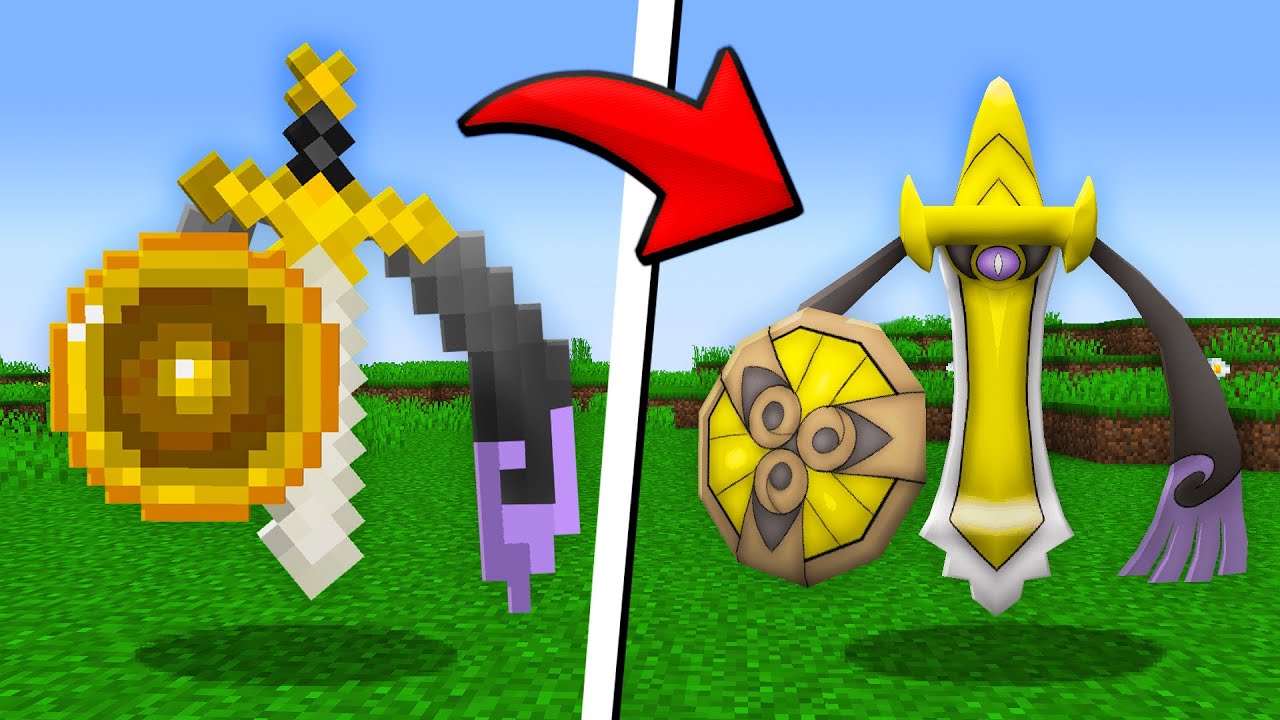 Transformei ITENS em POKÉMONS no Minecraft Pixelmon