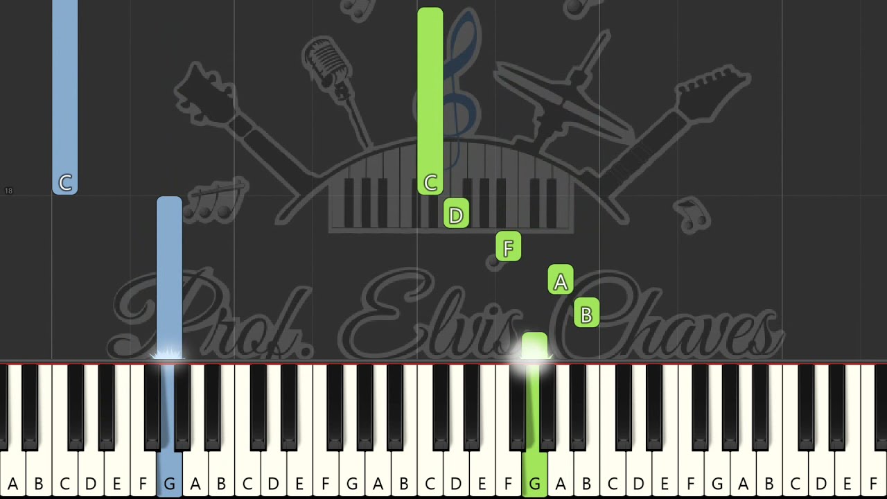 🎹 O cravo brigou com rosa - 34 - Tutorial Teclado Fácil 2