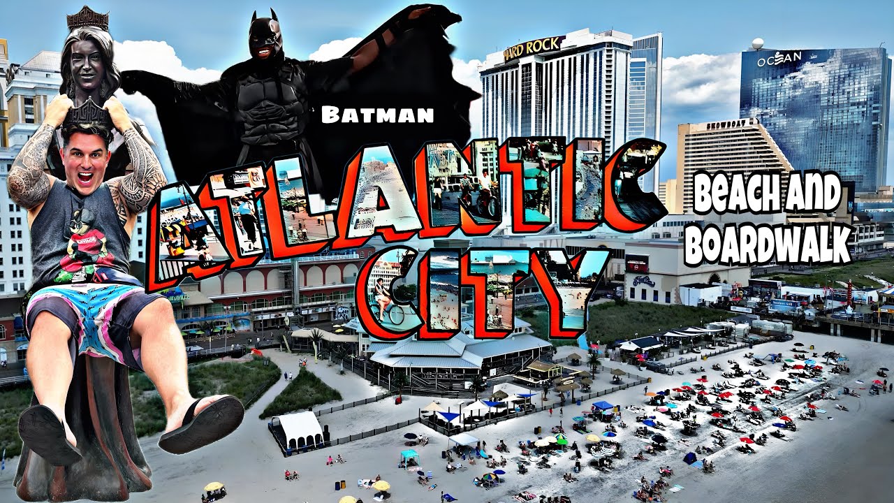 Atlantic City Beach And Boardwalk Crazy Exciting Full Day of Fun