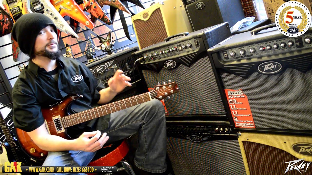 Peavey - Vypyr Demonstration at GAK! featuring the Vypyr 30 & 75 and Sanpera II Footswitch