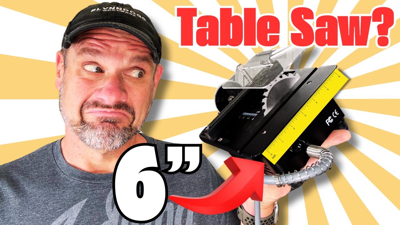 I Tested a Table Saw That Fits in My Hand! Trash or Treasure?