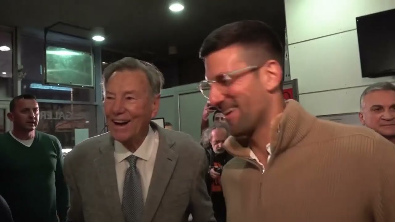 Novak Djokovic attends screening of documentary 