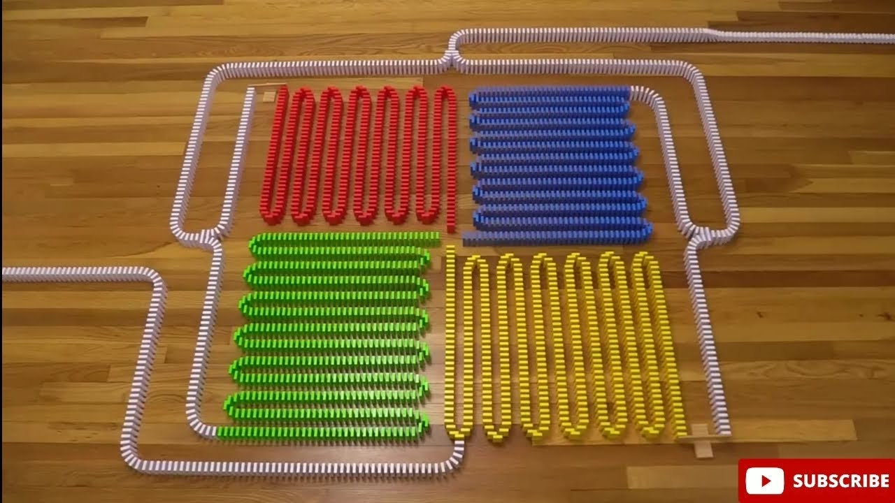 Reverse Video-36 || Dominoes Falling || Reverse Dominoes Falling || Most Amazing Satisfying Video
