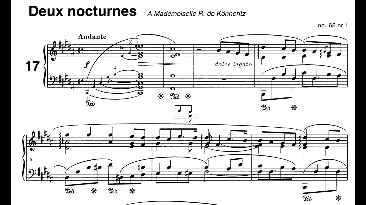 Chopin - Nocturne Op. 62, No. 1 [Blechacz]