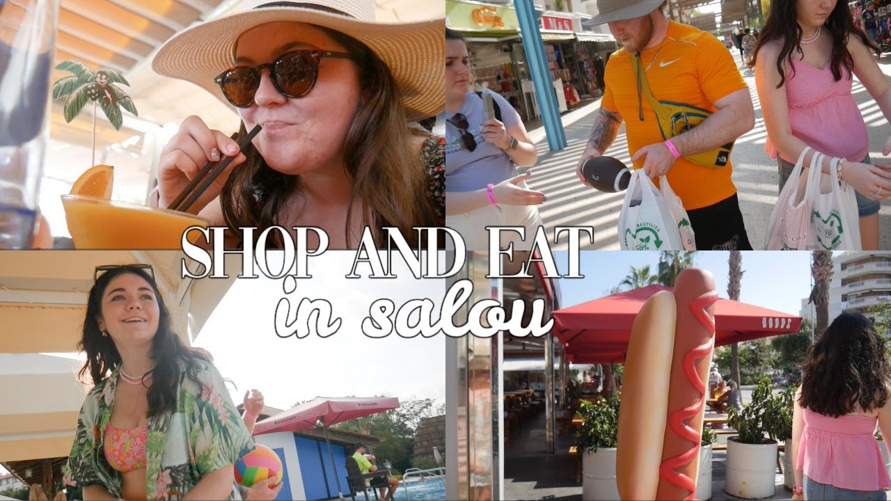 SHOP AND EAT WITH US IN SALOU day3| TheScottishSisters