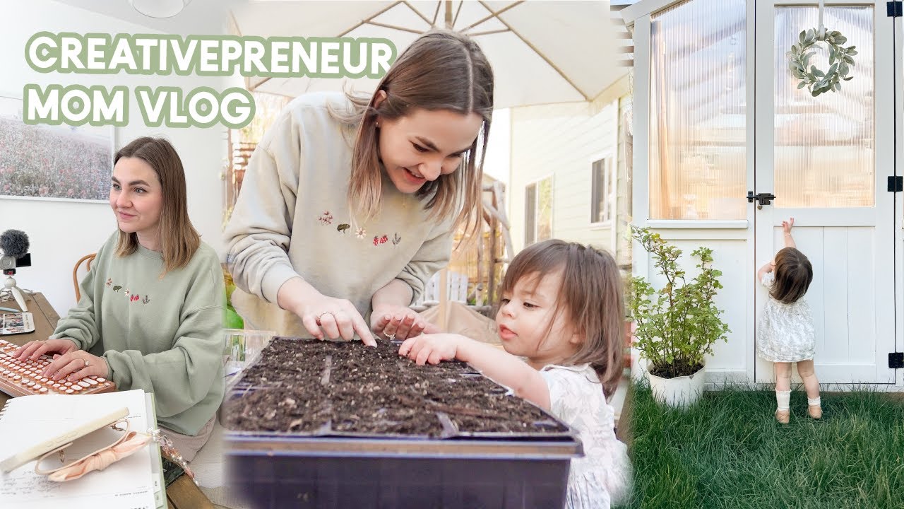 DITL of a Work from Home Mom | Gardening, Novel Progress, House Updates