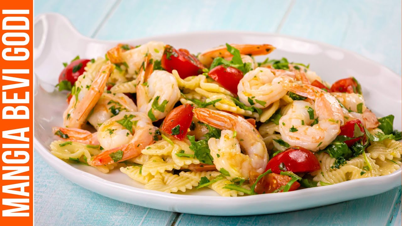 PASTA FREDDA CON GAMBERI - FRESCHEZZA E GUSTO A OGNI MORSO