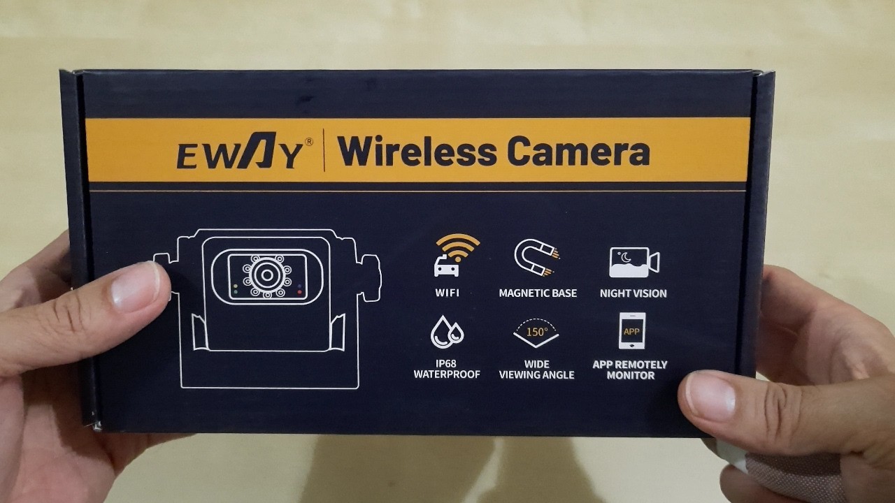 Беспроводная камера заднего/переднего вида EWAY WiFi Magnetic Hitch