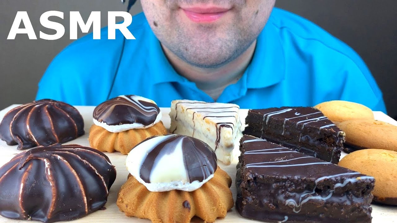 ASMR CHOCOLATE DESSERTS 초콜릿 디저트 먹방 (COOKIE, CAKES, SNACKS, MARSHMALLOW) Mukbang  *Eating Sounds*