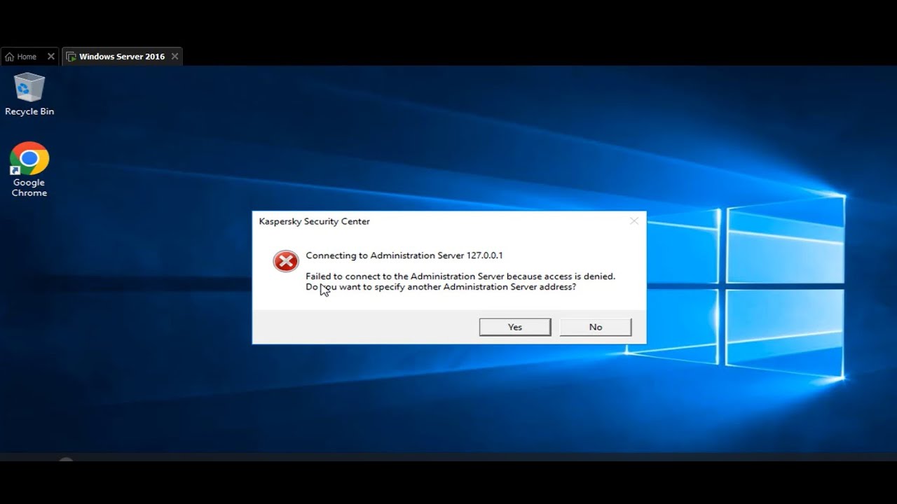 Recover Kaspersky Security Center (KSC) access