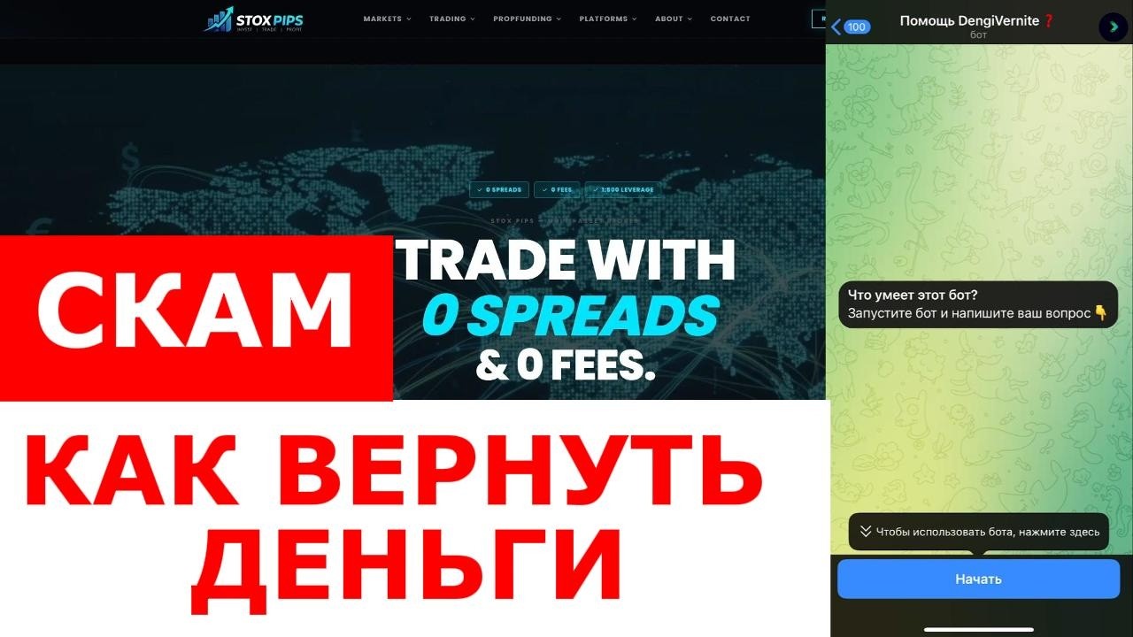 STOX PIPS (STOXPIPS.COM) ОБЗОР И ОТЗЫВЫ 2026. ЛИПОВЫЙ БРОКЕР?