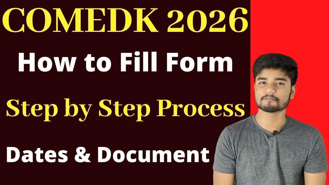COMEDK 2026 Form Fill up  - Avoid These Mistakes - Step by Step Process #comedk #comedk2026