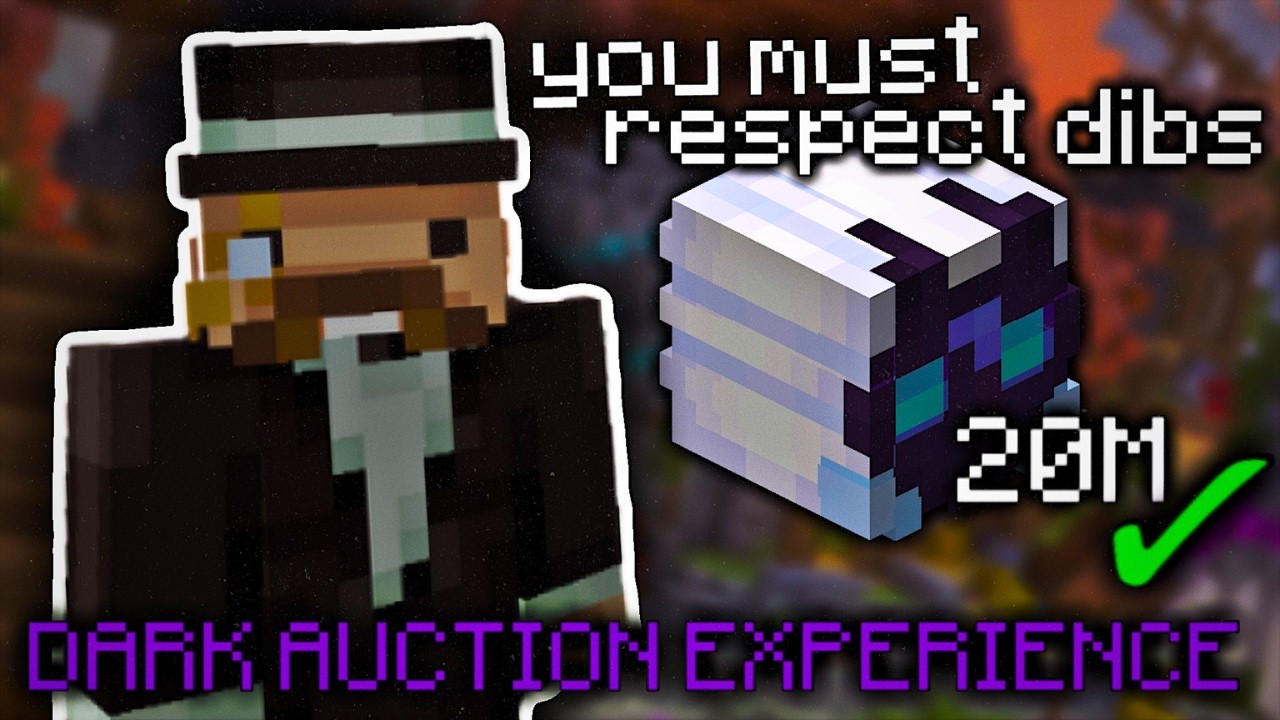 Опыт участия в «Тёмном аукционе»… (Hypixel Skyblock)