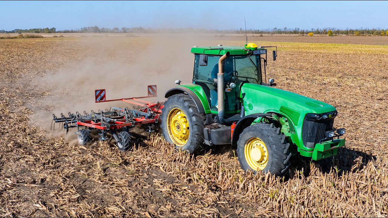 JD 8120 + 4DISC ActiCut 6M | Cirokban is teszteltük! Új Min-till eszköz a Hódagro Zrt.-nél!