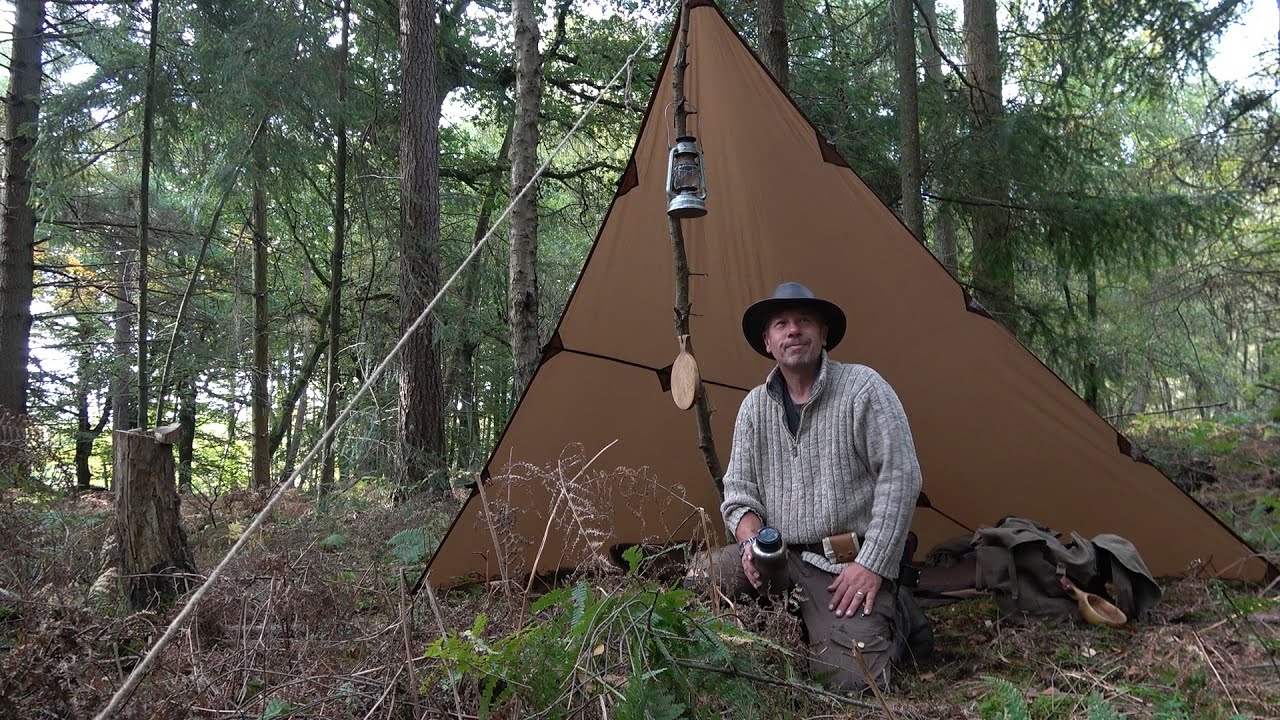 Традиционная установка брезента с плугом — Bushcraft Spain