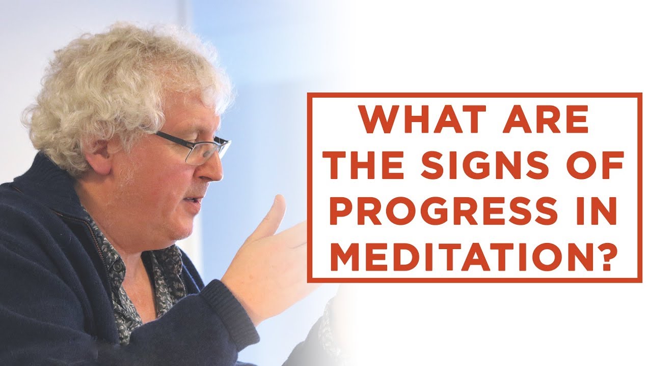 What are the signs of progress in meditation?