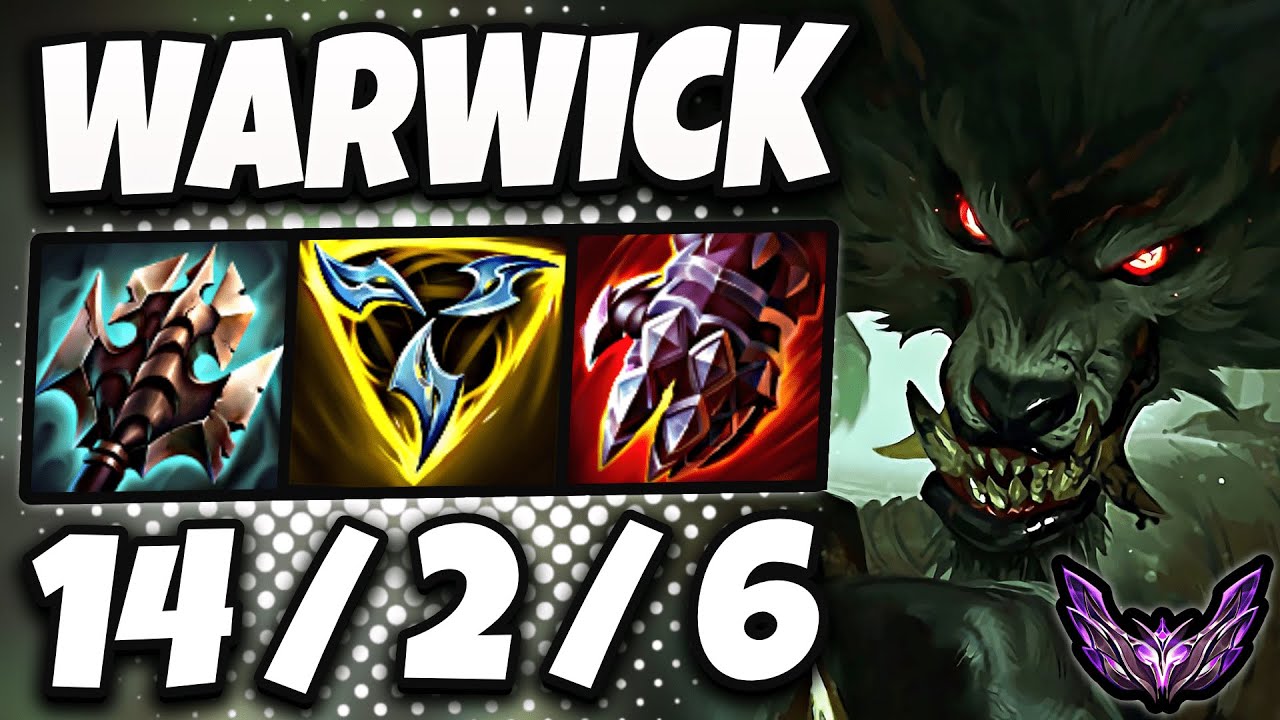 Warwick vs Graves [ Jungle ] Lol Korea Master Patch 14.8 ✅