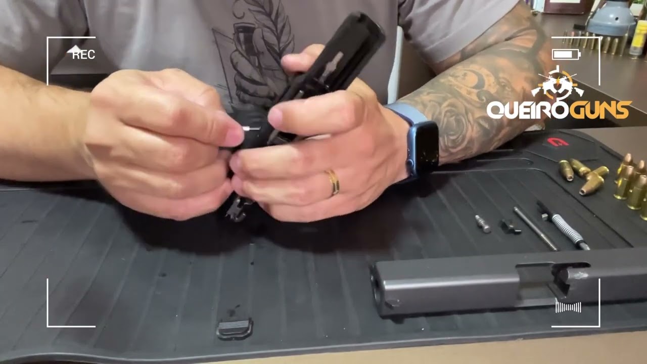 DESMONTAGEM E MONTAGEM DE 2º ESCALÃO DA GLOCK 17 3ª GERAÇÃO