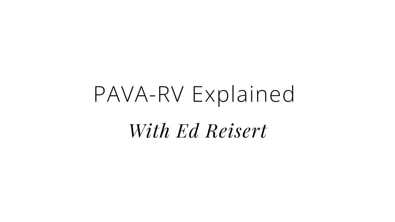 PAVA RV Explained with Ed Reisert