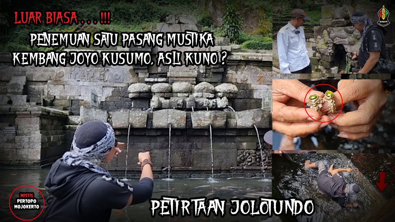 ASLI KUNO !!! SATU Pasang MUSTIKO KEMBANG JOYO KUSUMO Hadir di JOLOTUNDO