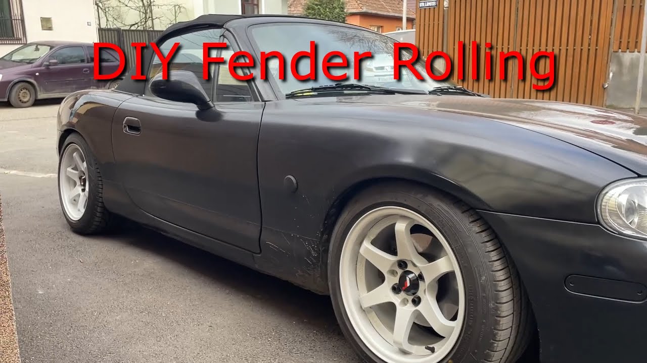 DIY Fender Rolling On My NB Miata