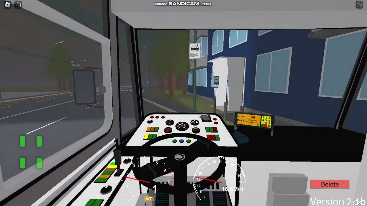 (Roblox) Управляю троллейбусом Skoda 14tr Маршрут 24
