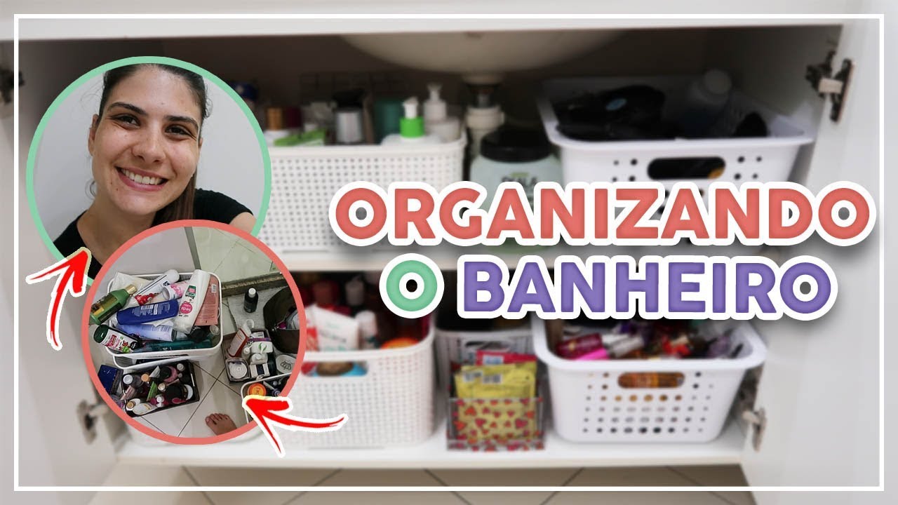 ORGANIZANDO O BANHEIRO! MUITOS PRODUTOS 😱 - Thamy&ecirc; Baseggio