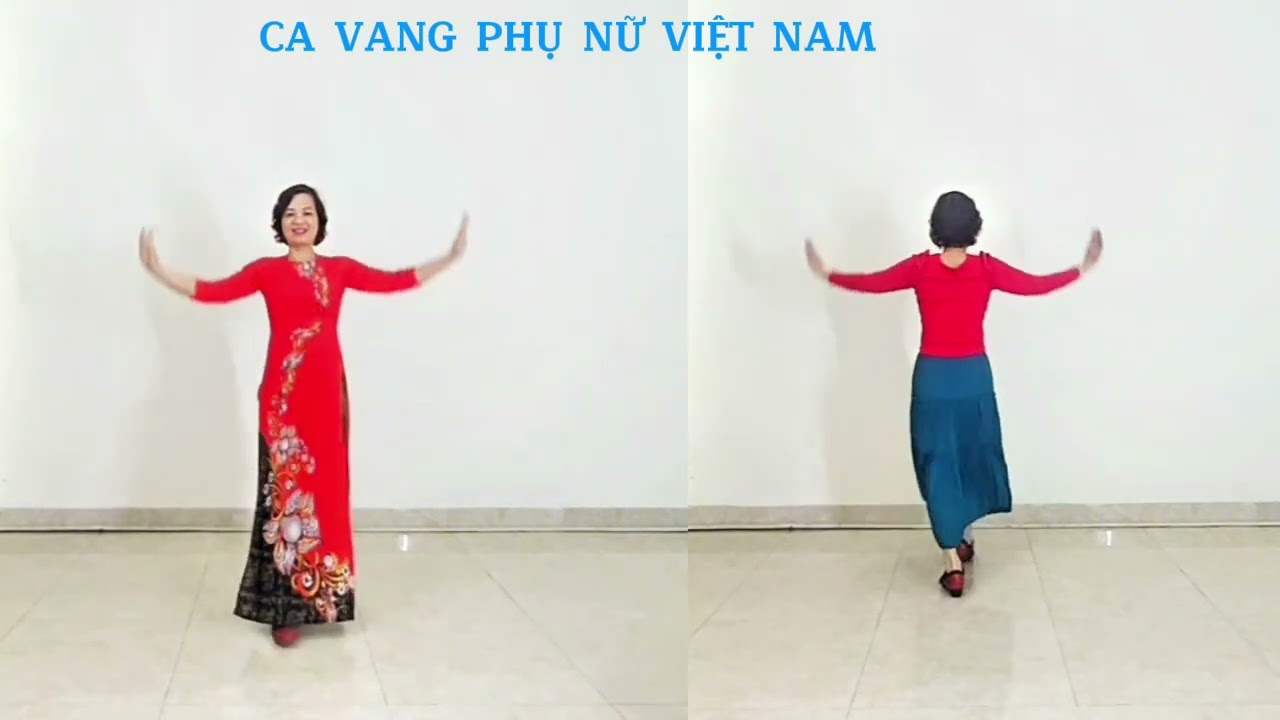 CA VANG PHU NỮ VIỆT NAM/Nhảy 2 hướng/Có hướng dẫn 