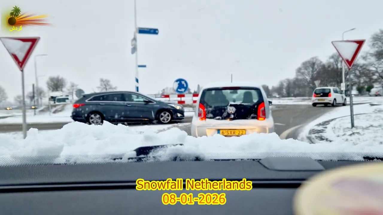 Snowfall Netherlands , January 2026