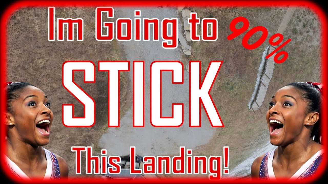 Sticking the landing!
