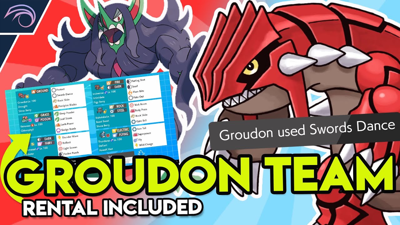 SERIES 8 SWORDS DANCE GROUDON TEAM VGC 2021 Competitive Pokemon Sword and Shield