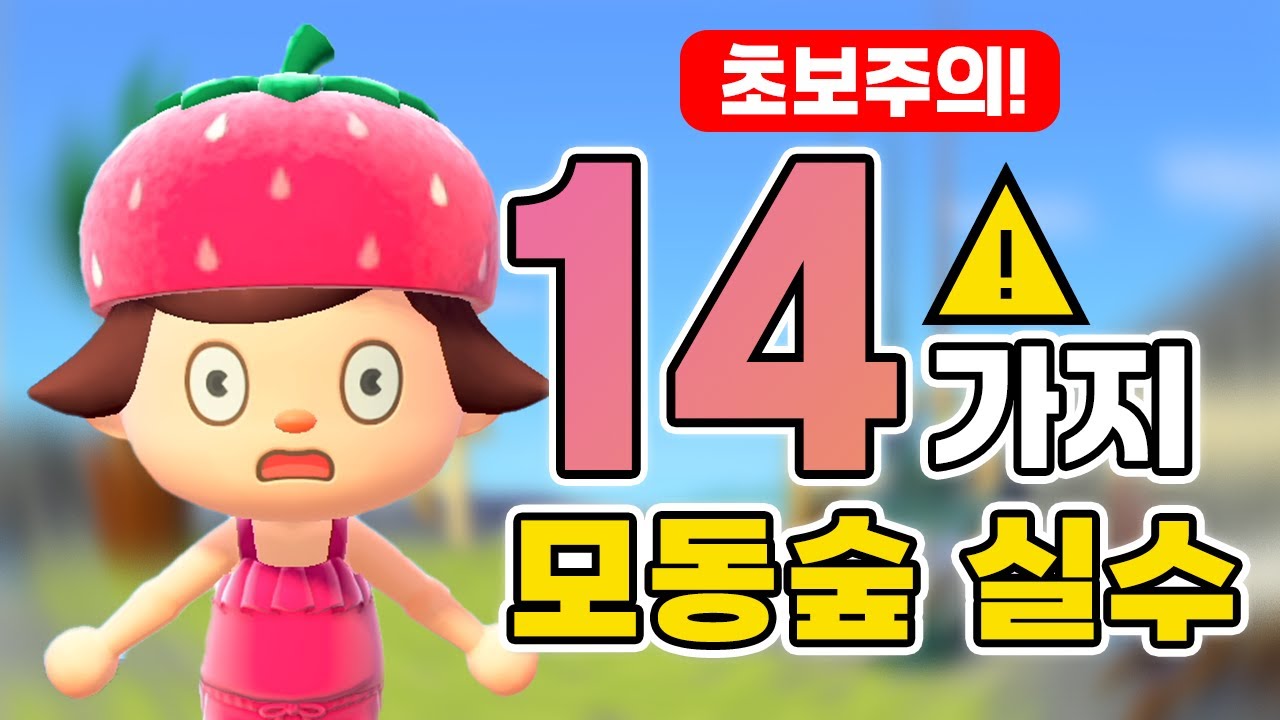 모동숲 초보라면 꼭 하는 실수 14가지⚠️+ 해결 팁❗️