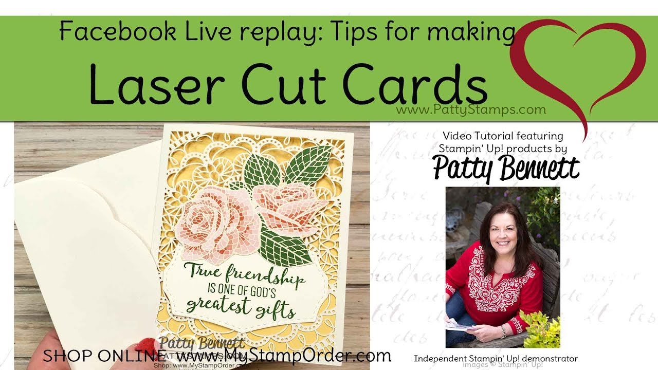 Card Making Tips for Laser Cut Bird Ballad Cards from Stampin' UP!