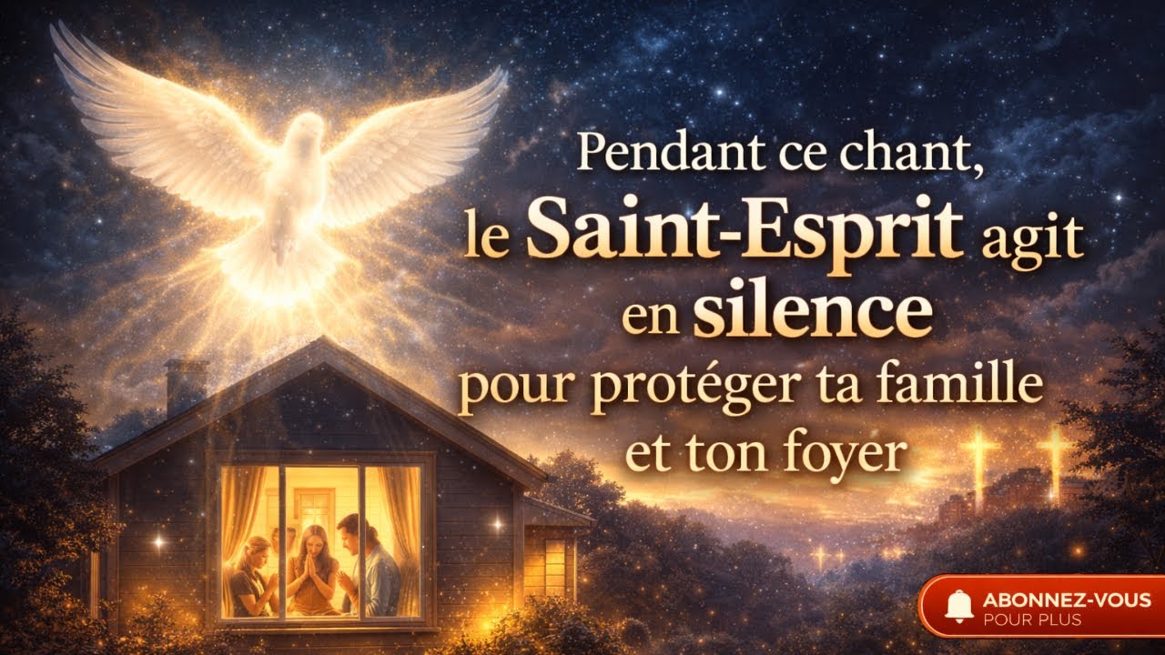 Pendant ce chant, le Saint-Esprit agit en silence pour protéger ta famille et ton foyer