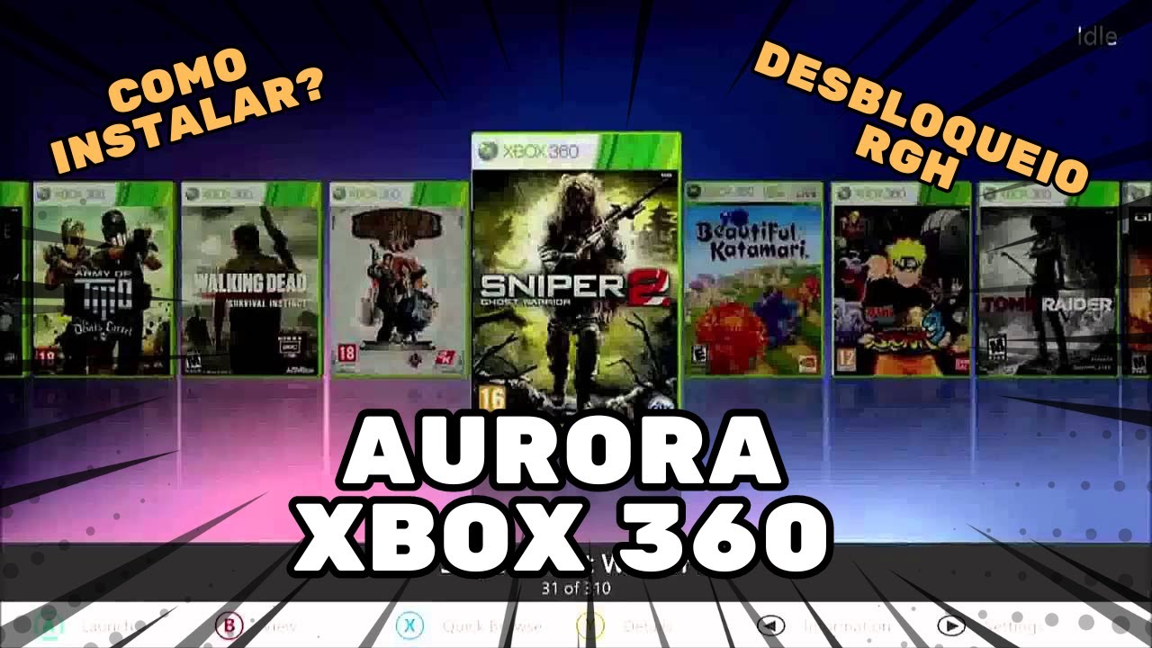 Aprenda a Instalar o Aurora no Xbox 360 RGH!