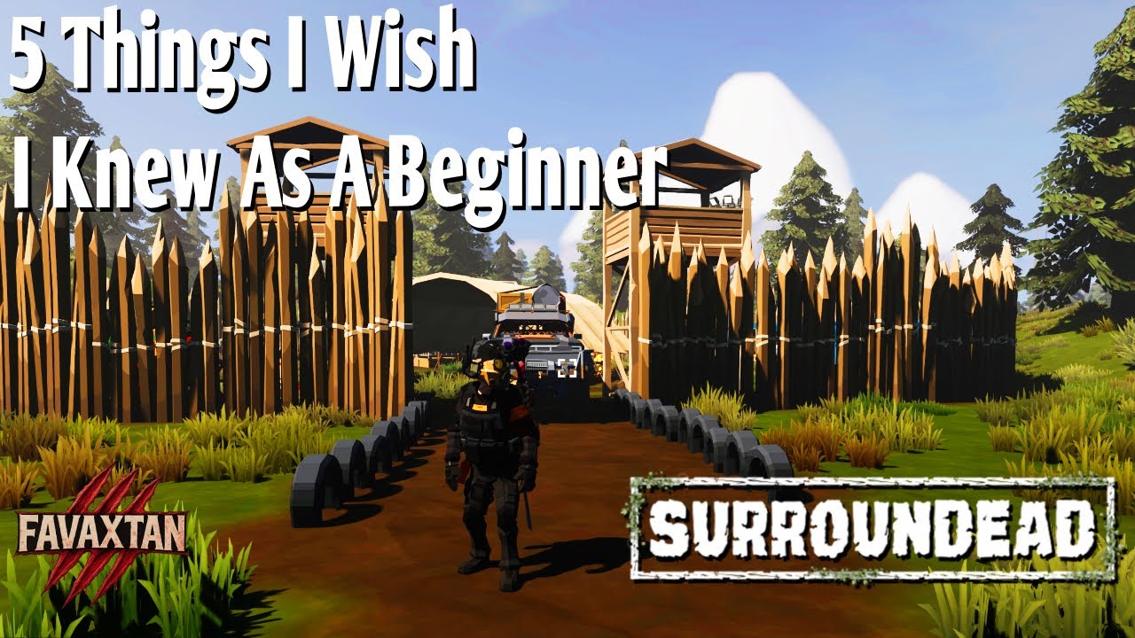 5 Beginner Tips to Survive SurrounDead! | SurrounDead | Zombie Survival