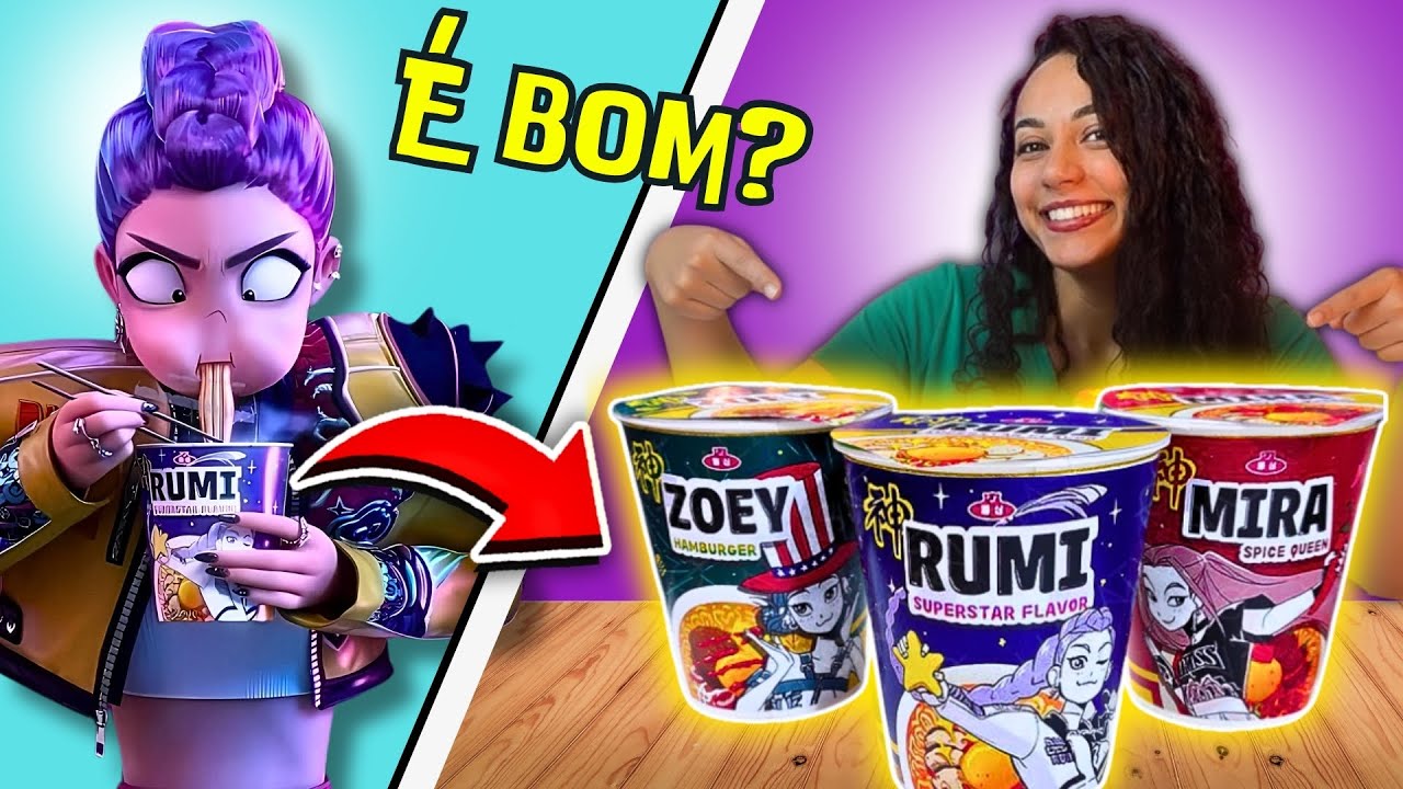 O lámen secreto das Guerreiras do K-Pop — provei e me surpreendi!