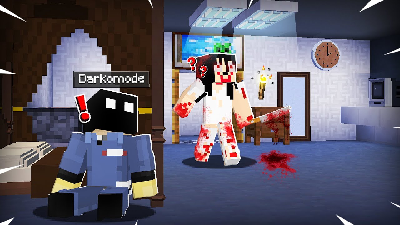 I Worked The NIGHT SHIFT at a CREEPY MOTEL in Minecraft!