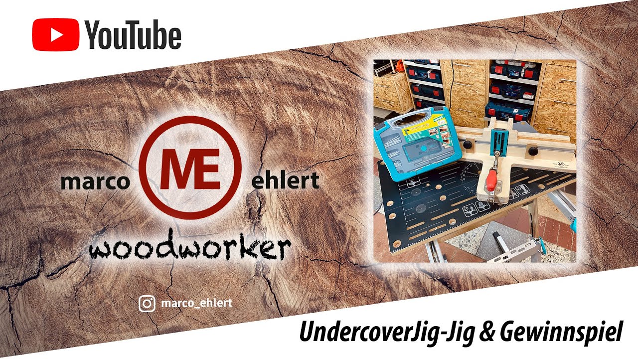 Die ultimative Pocket-Hole Vorrichtung - das Wolfcraft Undercover Jig-Jig & Gewinnspiel.