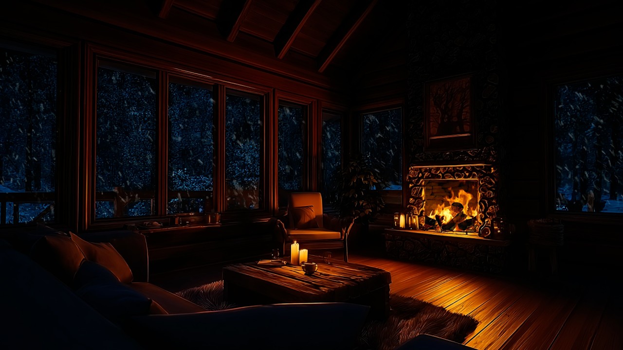 ❄️ Dreamy Snowfall Piano Ambience | Quiet Winter Music for Deep Rest & Calm Nights 🔥