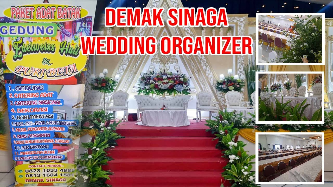 DEMAK SINAGA WEDDING ORGANIZER // RESEPSI & ACARA ADAT