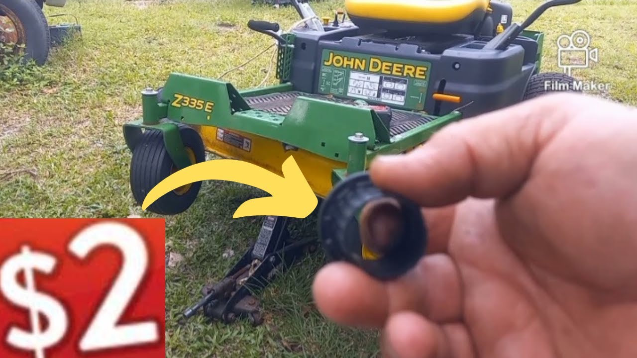 Газонокосилка с нулевым поворотом не поворачивается правильно / John Deere Z335E