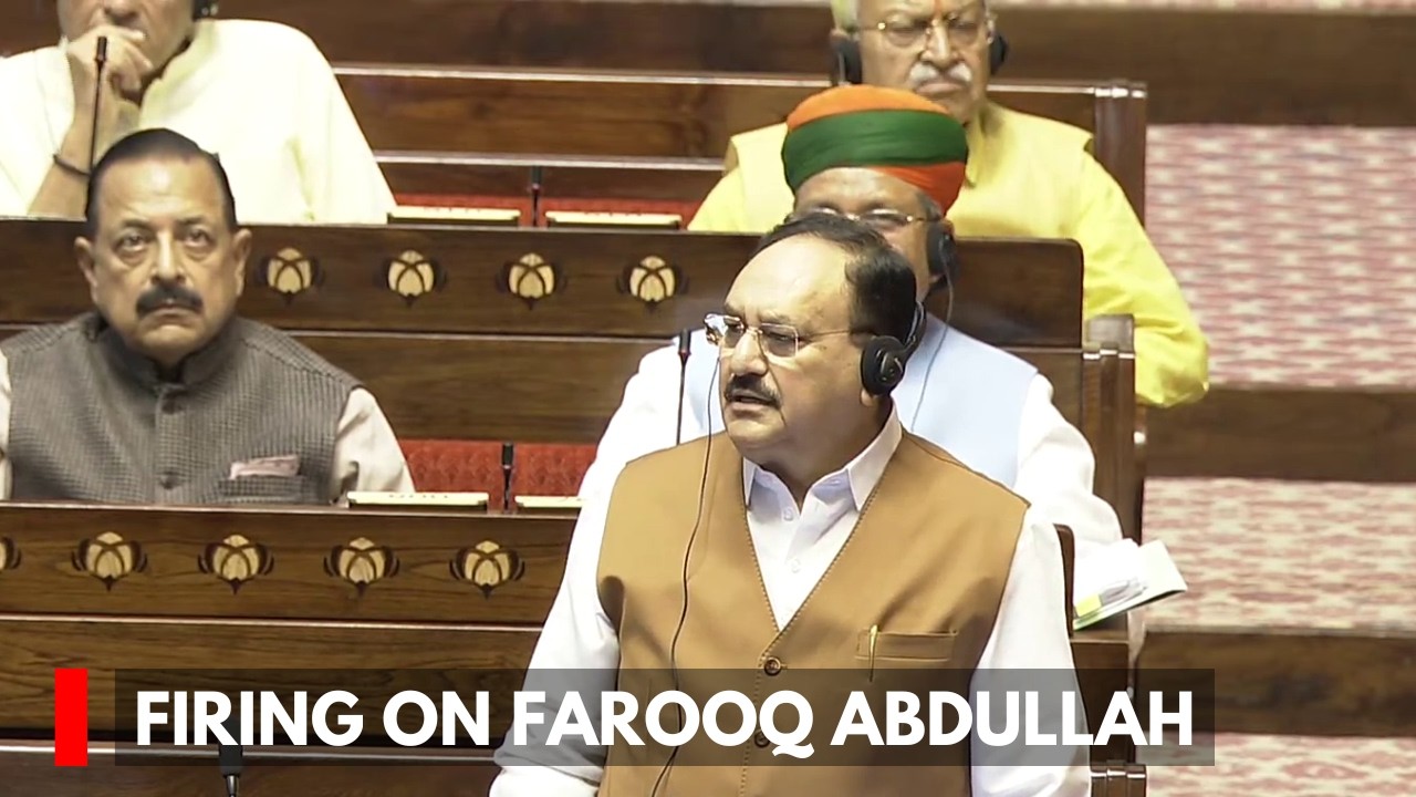 JP Nadda Assures Inquiry In Farooq Abdullah Case, says Govt Taking Matter Seriously